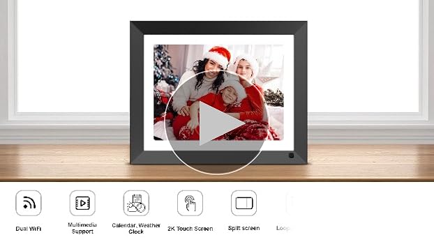 Amazon.com : 11-inch Dual-WiFi Digital Picture Frame -2.4G
